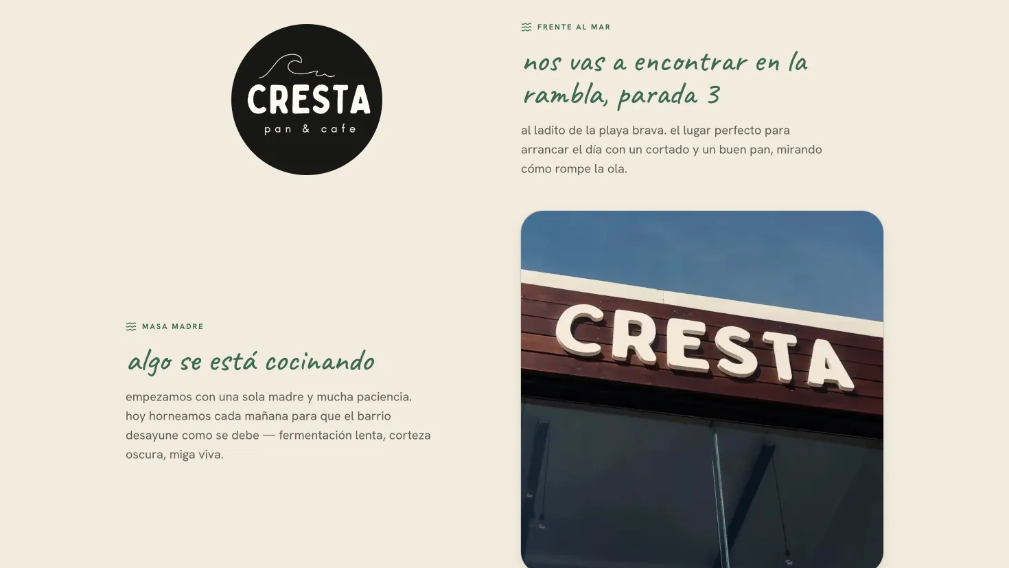 Cresta pan & café, captura 2 de 5