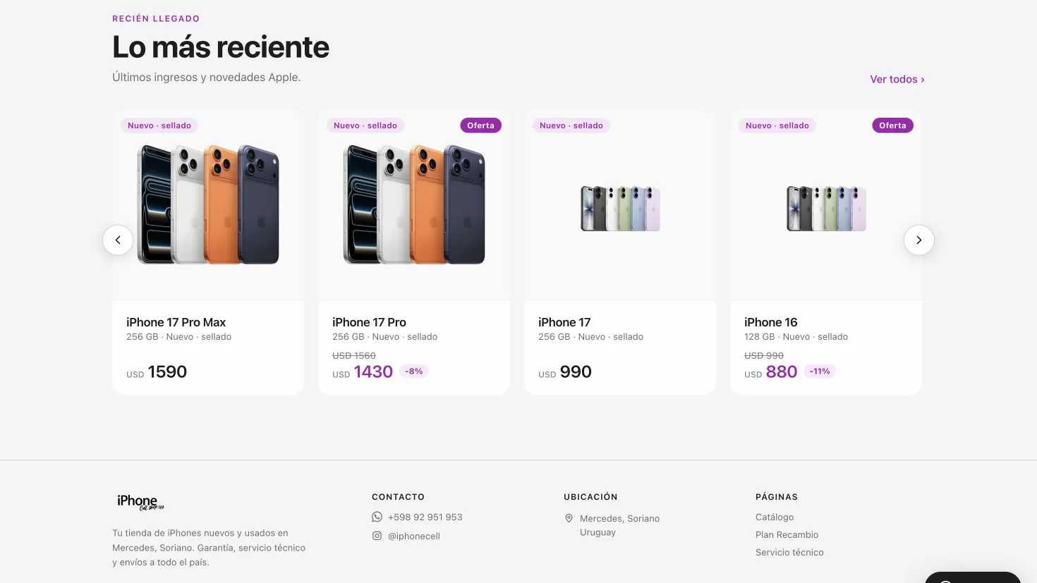 iPhone Cell Shop, captura 5 de 5